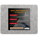 Wool Pressing Mat for Quilting, 100% Wool from New Zealand, Portable Felted Ironing Mat Pad Blanket for Quilter, Sewing, Quiltin