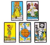 Vitacera Original Tarot Cards Deck with Guidebook & Linen Tarot Bag - Smith Classic Artwork, Traditional Standard Tarot Decks, D