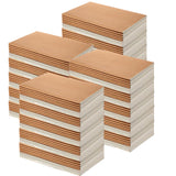 200 Pack A5 Kraft Notebook Journals Bulk 5.5 Inch x 8.3 Inch Journal Softcover Notebooks with 72 Pages 36 Sheets for Work, Sketc