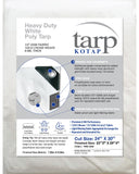 Kotap 24 x 30 Ft. HeavyDuty Protection/Coverage Tarp, Superior Weave for Greater Longevity 8mil, MultiUse, Waterproof, White,