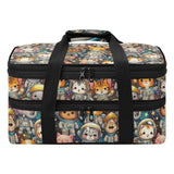 Eraedgza Astronauts Animals Insulated Casserole Carrier for Hot Cold Dish