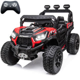 sopbost 24V Kids Ride On Car with Remote Control Battery Powered 4 Wheeler 2x2/4x4 Motorized Ride On UTV Ride On Toys for Boys G