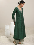 Libas Women'S Chanderi Silk Kurta Set (49281_Green Green 2Xl