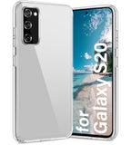Vakoo Case for Samsung Galaxy S20 | Clear Anti-Yellowing, Hard Back, Military-Grade Drop Protection, Supports Wireless Charging 
