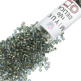 Miyuki Delica Seed Beads - Size 11/0 (1.6 mm), DB2523, Gold Plate Dutch-Lined, 7.2 g, Approx. 1440 Beads, Made in Japan