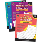 Teacher Created Resources Timed Math Facts Practice Set of 4