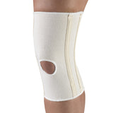 CHAMPION Knee Brace Flexible Stays Knit Elastic, White, X-Large