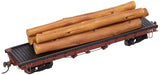 Bachmann Trains ACF 40 log car with logs (19351960) HO Scale