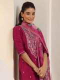 Libas Women'S Silk Blend Kurta Sets (99189_Pink_M)
