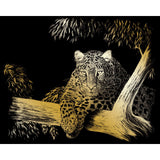 Royal Brush Gold Foil Engraving Art Kit 8X10, Spotted, White