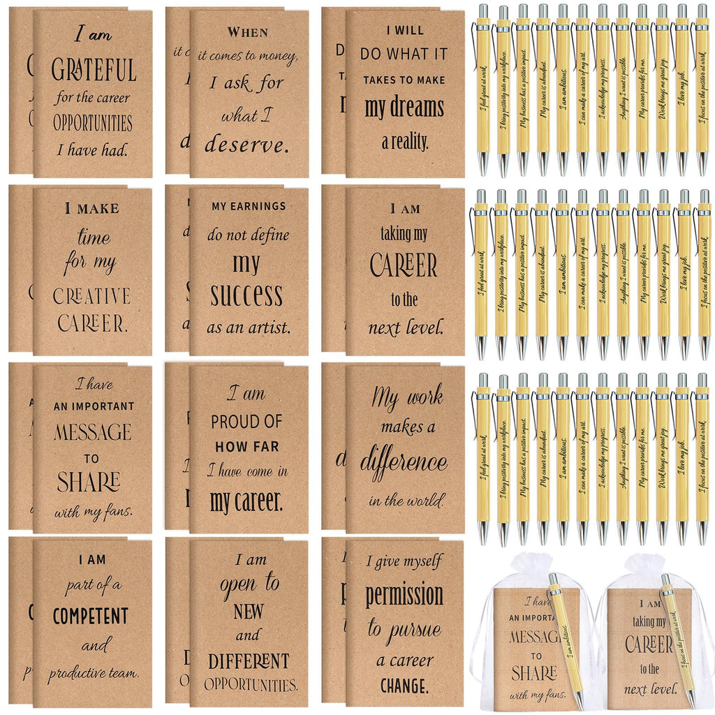 Mootivational Notebook.pdf Mooliwe 48 Pcs Positive Affirmation Gift Set Gratitude Notebooks With ...