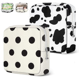 Likesing 5.1 Mini Makeup Bag for Purse, Leather Small Makeup Pouch Travel Cosmetic Make up Bags for Women Girls, Cute Preppy Min