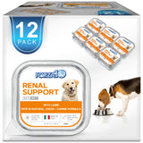 Forza10 Actiwet Wet Kidney Dog Food, Wet Renal Dog Food 3.5 oz, Lamb Flavor Kidney Care Dog Food Wet, for Renal Support Dog and 