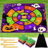 Arrowbash Giant Halloween Bean Bag Toss Game 4.9ft Large Festival Outdoor Lawn Yard Camping Field Day Games for Family Backyard 