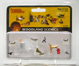 Woodland Scenics Dogs & Cats O Scale