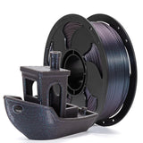 Chameleon Twilight Black 1.75mm PLA Filament with Glitter Sparkle, Color Change PLA Filament Rod 1kg (2.2lbs) Spool Beginner Fri