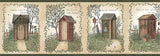 Linda Spivey Outhouses themed bathroom Collection by Chesapeake
