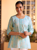 Libas Women'S Cotton Regular Kurti (29285Xs_Blue