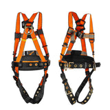 Malta Dynamics Warthog MAXX Side DRing Fall Protection Safety Harness with Removable Safety Belt, Full Body Harness for Constru