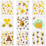 Newwiee 9 Pcs Swedish Kitchen Dishcloths Swedish Dish Towel Kitchen Washcloths Reusable Absorbent Towels Cleaning Dish Cloths fo