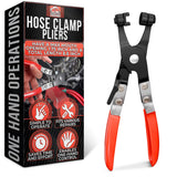 Radiator Hose Clamp Pliers Automotive - Hose Pliers Automotive Clip Removal Tool with Locking Mechanism - Carbon Steel Spring Cl