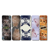 woopme Set of 5 Magnetic Cute Variety Cats Bookmark for Book Lovers Readers Students Gift Magnetic Page Clips Folding