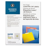 Business Source 26102 File Folder Labels Pack of 1500 White