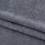 BENECREAT 78.7x61Inch Corduroy Fabric, Dark Gray DIY Sewing Crafts Materials Corduroy Upholstery Fabric for Coat Shirt Dress Pan