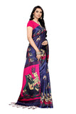 Gosriki Women'S Silk Saree (Deer-Maharani-Blue,Blue,,B07SVZ5R44