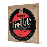 DAddario Guitar Strings - Pro-Arte Classical Guitar Strings - EJ47 - Nylon Guitar Strings - 80/20 Bronze Wound, Nylon Core - No