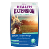 Health Extension Grain Free Chicken & Turkey Dry Dog Food (4 lb / 1.81 kg) - Whole Foods Ingredients Formula with a Blend of Tur