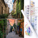 BAISITE Paint by Numbers Kit for Adults Beginners,12 Wx16 L 2 Pack Canvas for Painting Kits for Adults in Colorful Box-PBN277-27