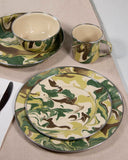 Golden Rabbit Enamelware Camouflage Sandwich Plates - Set of 4