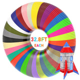 FIROS 3D Pen Filament Refills, 32 Colors 3D Pen PLA Filament, Each Color 32.8 Feet, Total 1050 feet 3D Printing Pen PLA Filament