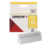 Arrow Fastener 591189SS Genuine T59 Stainless 5/16Inch by 5/16Inch Staples, Clear, 300Pack