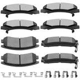 Ceramic Brake Pads Kits,SCITOO 8pcs Brakes Pads Set fit for 2008-2009 for Buick Allure,2008-2009 for Buick LaCrosse,2006-2010 fo