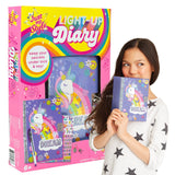 Just My Style Light Up Diary, Personalized Journal With Lock and Key, Great Gift For Girls & Tweens, Perfect for Summer Camp or 