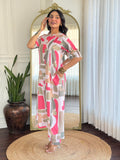 Anni Designer Women'S Rayon Viscose A-Line Printed Kurta With Pant (Eshwari Multi-Vks01_L_Multicolor_Large),Multicolour,L,,,