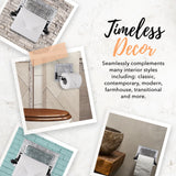 Autumn Alley Rustic Farmhouse Toilet Paper Holder | Farmhouse Bathroom Decor | Galvanized Bathroom Accessories | Warm Finish and