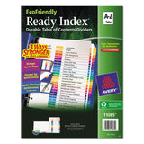 Avery 11085 Ready Index Customizable Table of Contents Multicolor Dividers, 26Tab, Letter