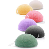 Konjac Facial Sponges for Cleansing Exfoliating Konjac Face Sponge for Washing Face Body, Organic Natural Cleaning Puff Buff S