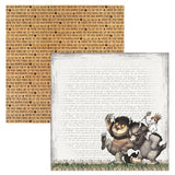 Paper House Productions P2076E 12 Double Sided Scrapbook Papers, Where The Wild Things are Let The Wild Rumpus Start (15Pack)
