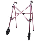 Stander Wonder Walker, Lightweight Foldable Space Saver Rolling Walker for Adults, Seniors, and Elderly, Compact Travel Walker w