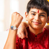 Store Indya Superhero Cartoon Rakhi For Kids, Small Brothers Rakhi Thread, Rakhi Bracelet, Traditional Raksha Bandhan Gift For,Nylon,Multicolor