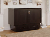 Nantucket Full Murphy Bed Chest In Espresso