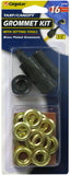 CargoLoc 89930 16 Pc. 1/2 Grommet Kit and Tools, Brass Plated Steel