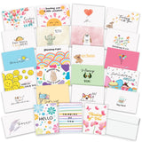 Thinking of You Cards with Envelopes - 24 Thinking of You Greeting Cards with Unique Designs and Inspiring Words - The Perfect E