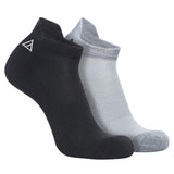 Linton Taylor MenS Bamboo No Show Socks (2 Pairs) | Soft Breathable Summer Socks | AntiOdor & No Sweat Comfort (Black, Grey)