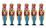 Toy Soldier Cutout Pack of 6