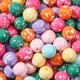 ANCADN 16mm Acrylic Beads 100pcs Color Point Bead Chunk Bubblegum Beads for Pens for Necklace Jewelry Bracelets DIY Crafts Makin